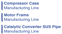 Fuji custom designed metal forming production line equipment